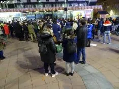 Una de las imágenes de la concentración de esta tarde. /SN