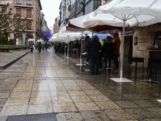 Una de las imágenes de este viernes en la capital. /SN