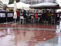 Una de las imágenes de este viernes en la capital. /SN