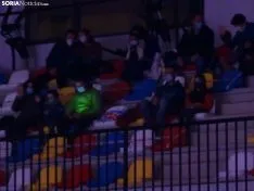 Una imagen de la función en el polideportivo de Camaretas, esta tarde. /SN
