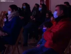Una imagen de la función en el polideportivo de Camaretas, esta tarde. /SN