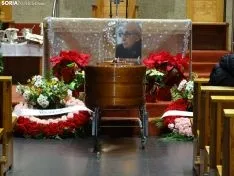 Una imagen de El Salvador durante el funeral. /SN