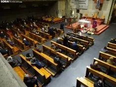 Una imagen de El Salvador durante el funeral. /SN