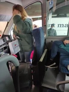 Una de las imágenes del pasaje hoy. /SN