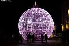 Navidad en el centro de Soria. /María Ferrer