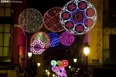 Navidad en el centro de Soria. /María Ferrer