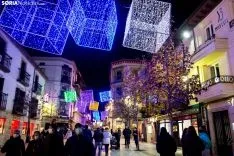 Navidad en el centro de Soria. /María Ferrer