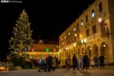 Navidad en el centro de Soria. /María Ferrer