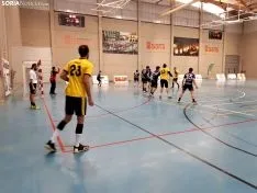 Imágenes del Balonmano Soria-Balopal.