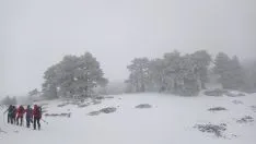 Urbión nevado y congelado. Fotos: Agustín sandoval. 
