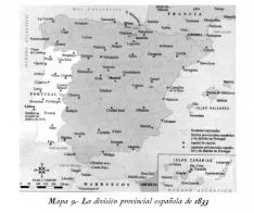Mapas de la publicación 'División Territorial de España. Provincias y Partidos Judiciales.175 años', de Juan Gómez Díaz.