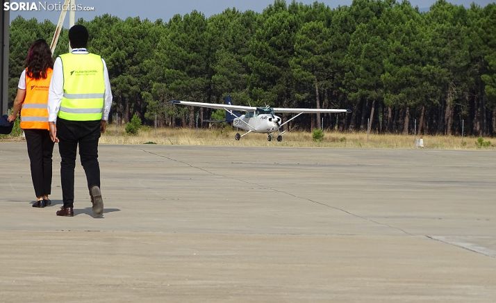 Impulso regional para la ampliación del aeródromo de Garray con 4 M&euro; 