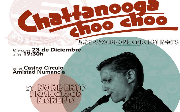 El miércoles, concierto de saxofón con música de los años 40 en el Casino