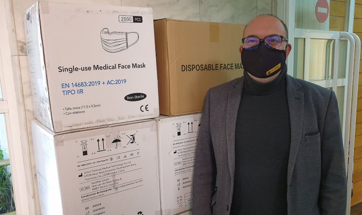 El Gobierno distribuye en Soria otras 22.000 mascarillas entre entidades locales y sociales para familias y colectivos más vulnerables 