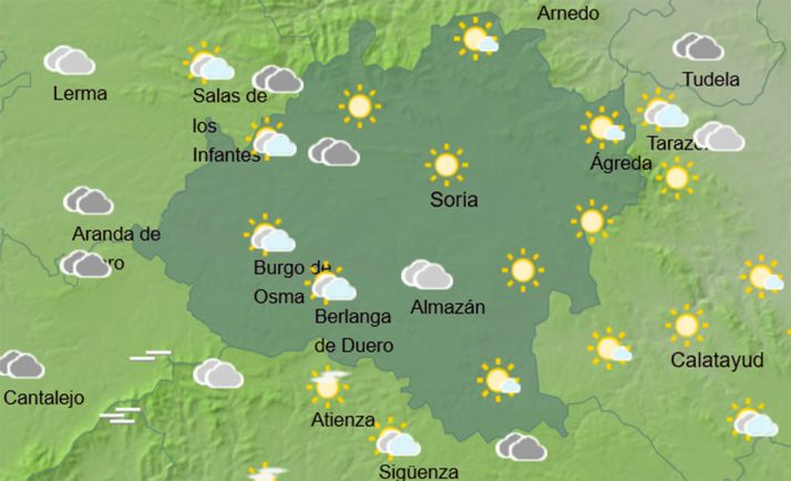 El tiempo en Soria: Suben los termómetros y llegan lluvias