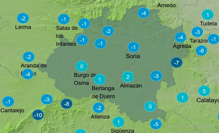 El tiempo en Soria: Se mantienen las heladas
