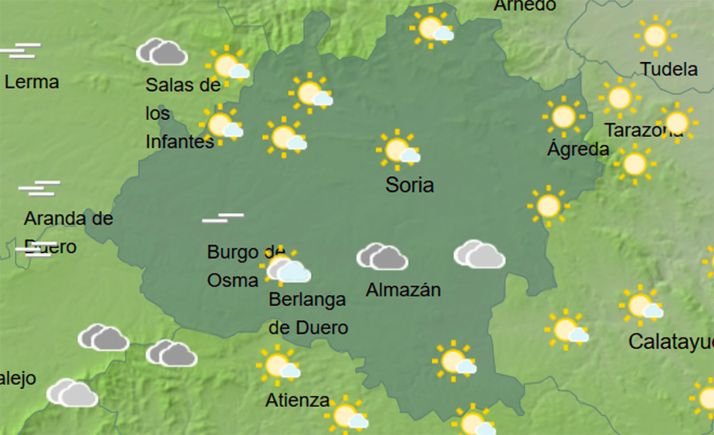 El tiempo en Soria: Pocos cambios para este jueves