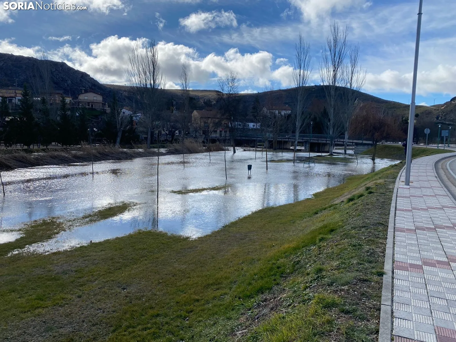 Una imagen del cauce hoy en el municipio burgense. /SN