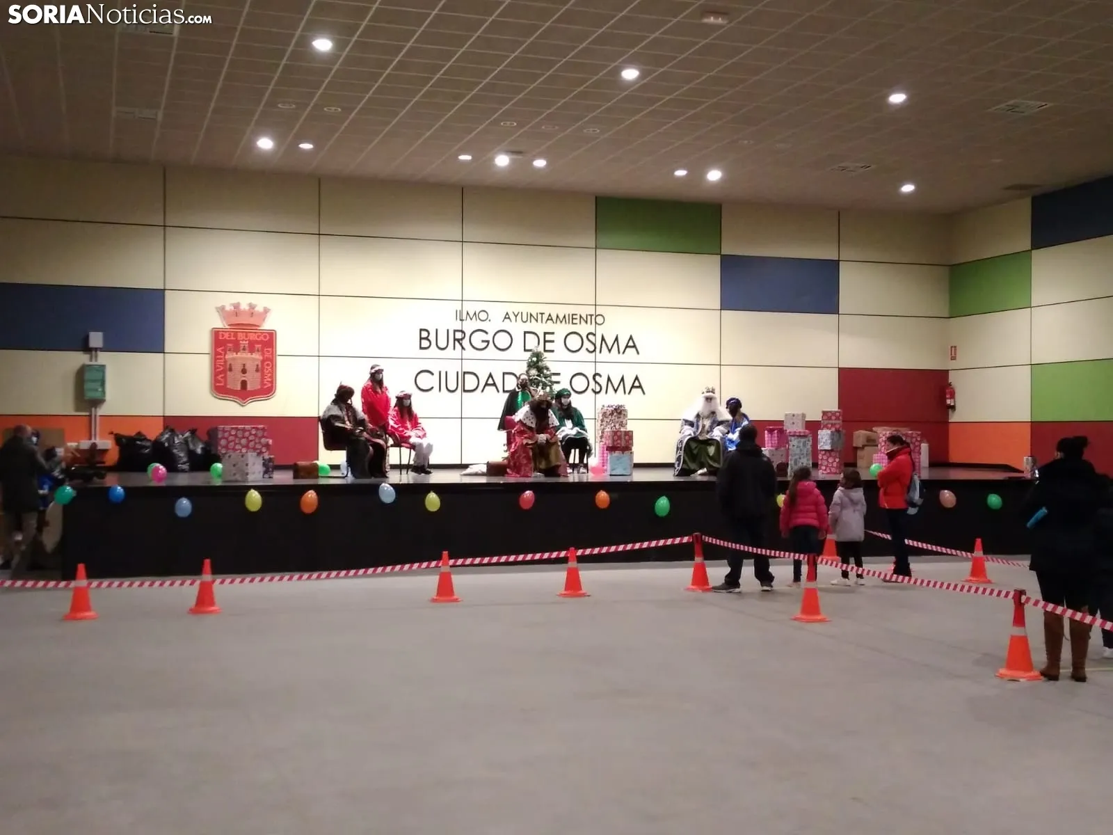 Una imagen de la Noche de Reyes en El Burgo. /SN
