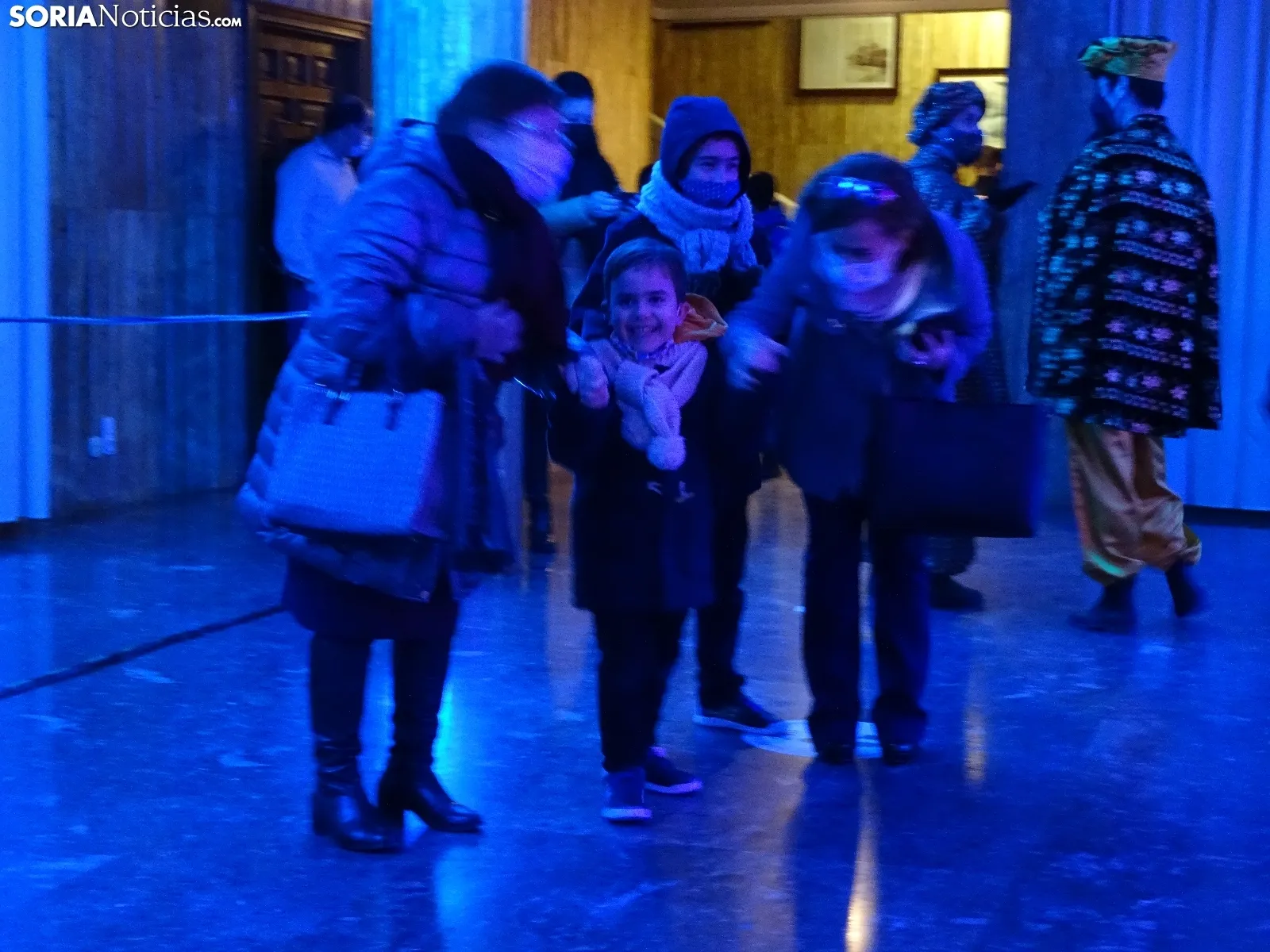 La visita de los Magos a la sede del Ayuntamiento. /SN