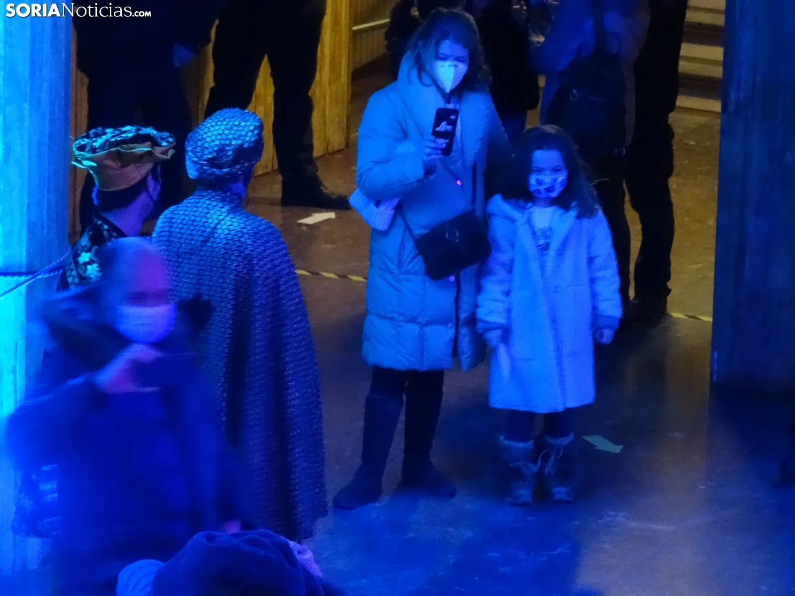 La visita de los Magos a la sede del Ayuntamiento. /SN