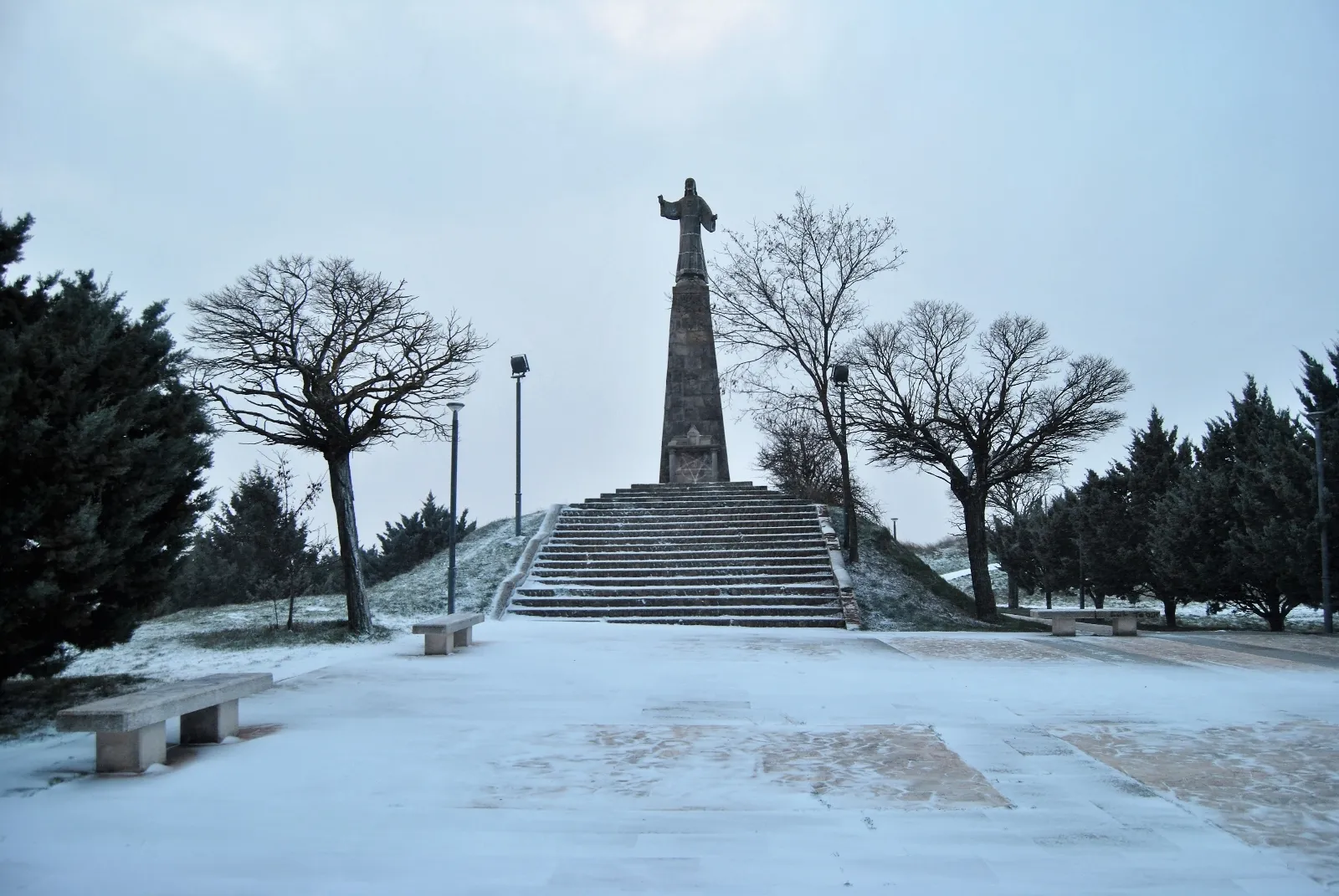 Almazán nevado, fotos de Cristina Ortega.