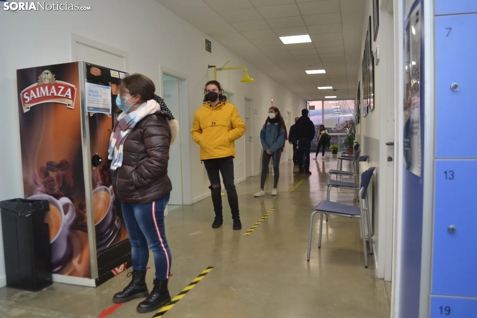 Una imagen de esta última jornada de cribados en el Campus. /SN