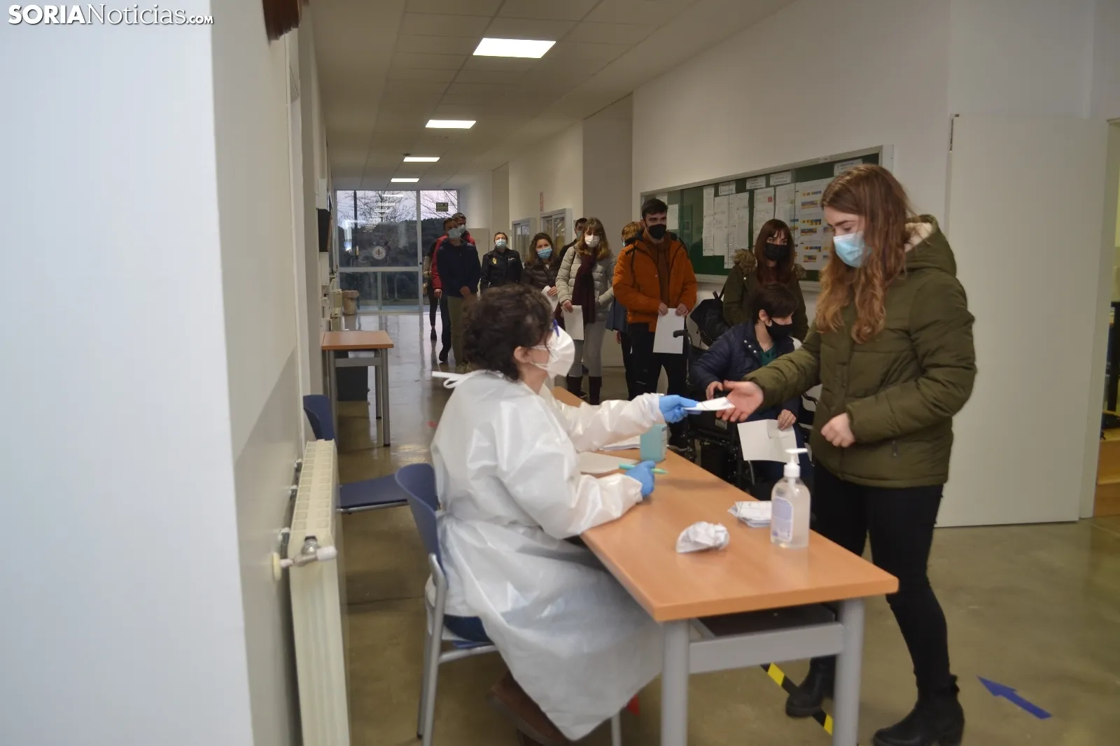 Una imagen de esta última jornada de cribados en el Campus. /SN