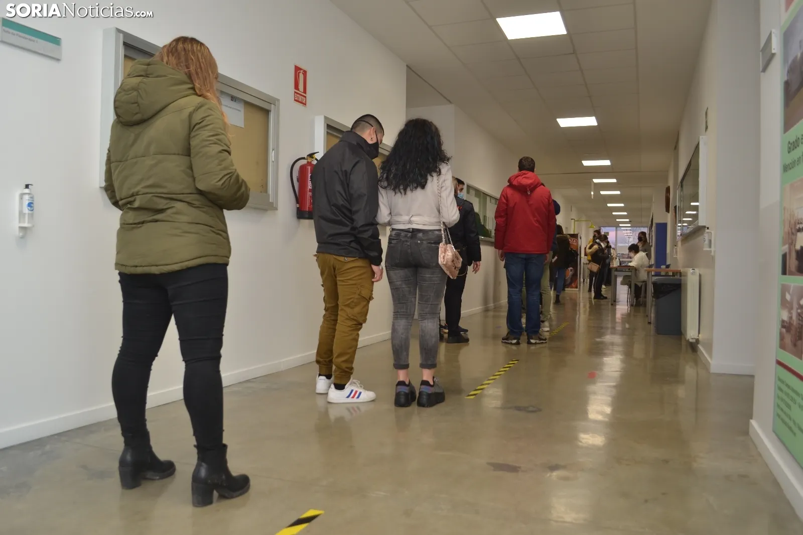 Una imagen de esta última jornada de cribados en el Campus. /SN