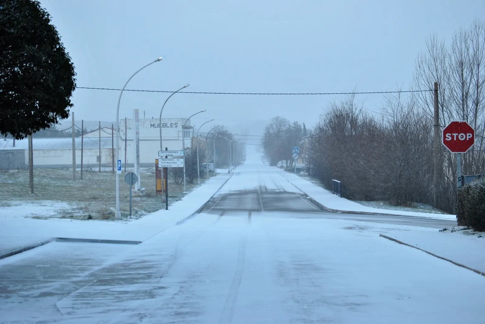 Almazán nevado, fotos de Cristina Ortega.