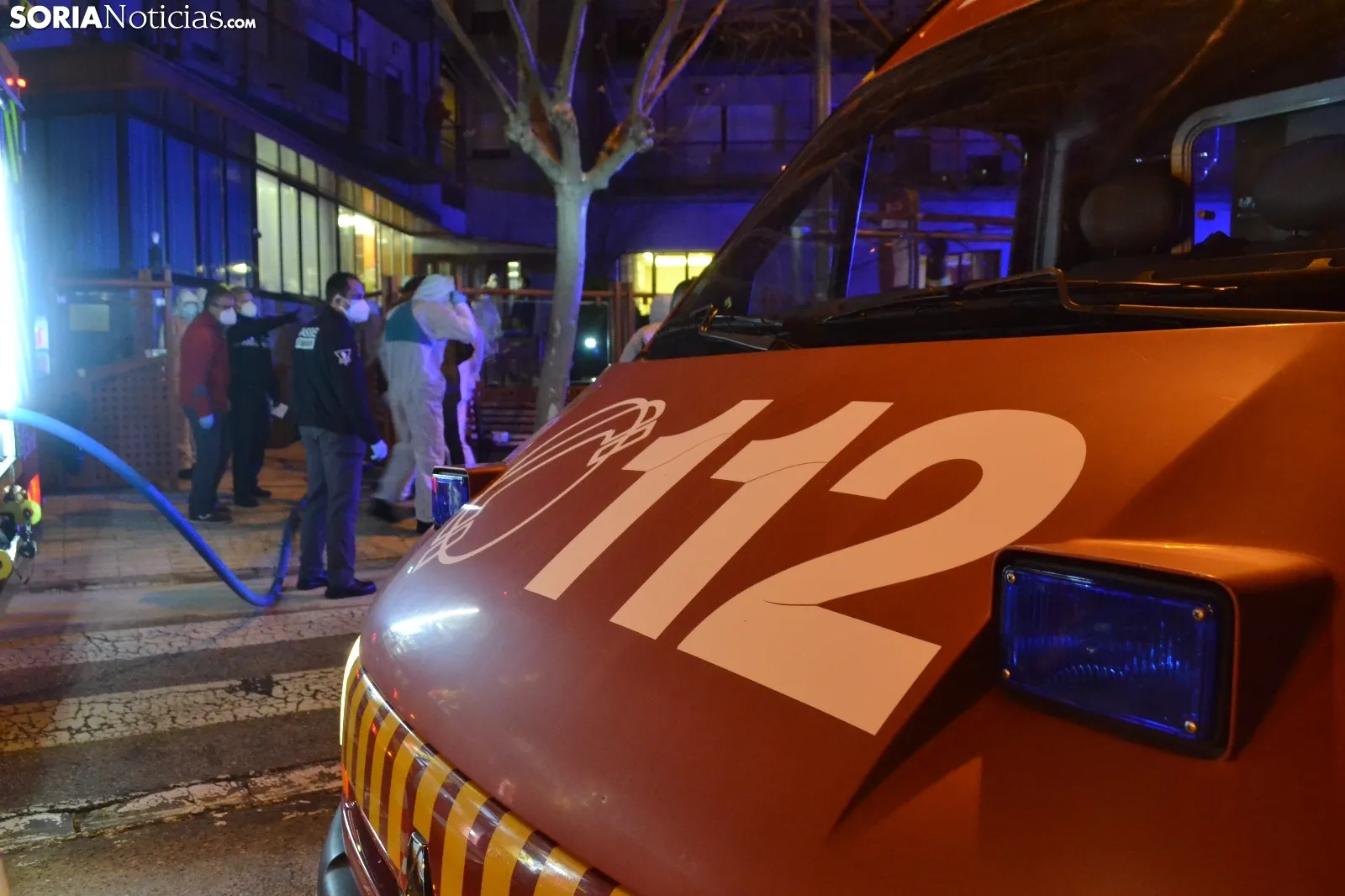 Una imagen del operativo desplegado esta noche. /SN