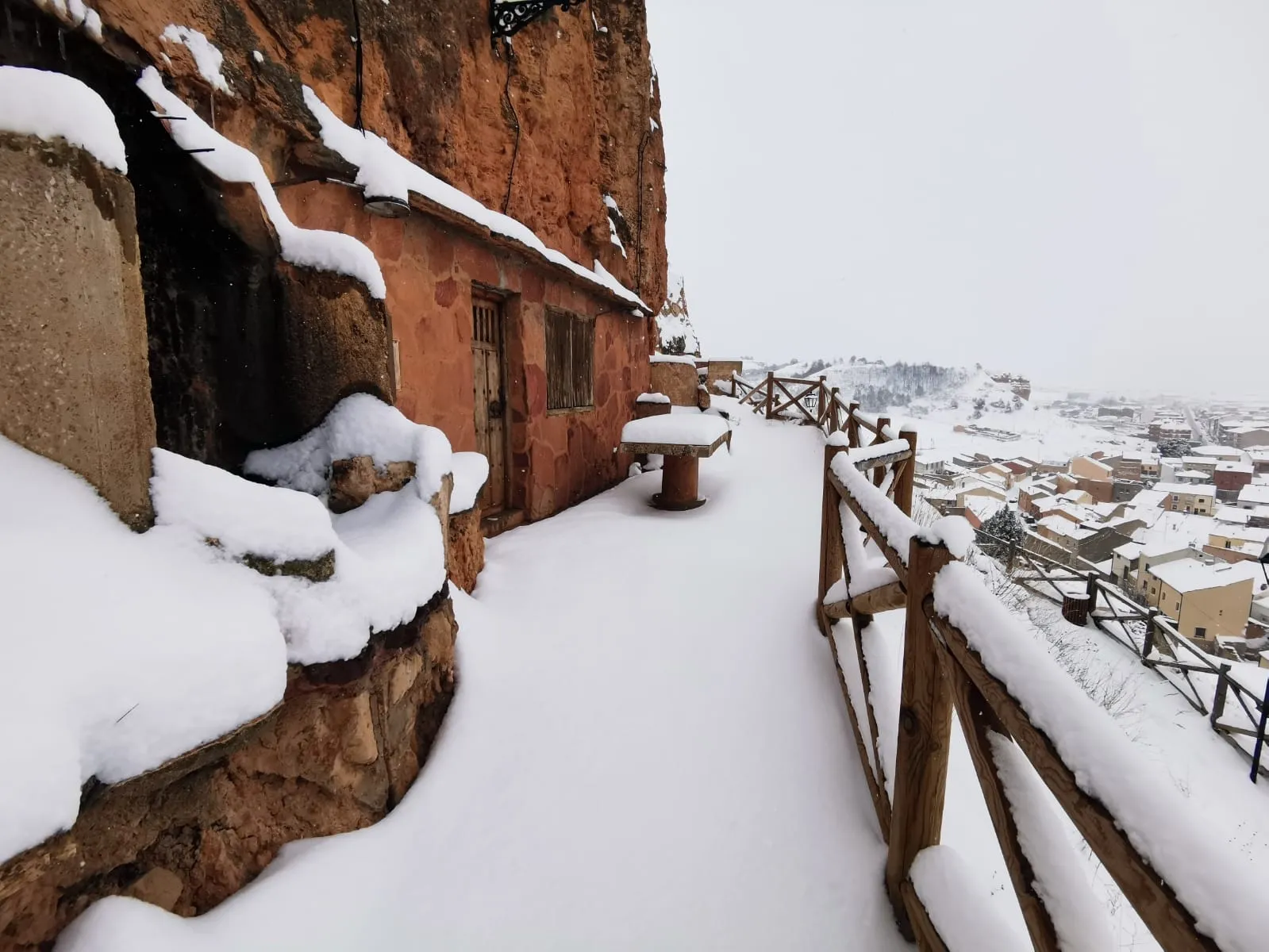 Nevada en San Esteban de Gormaz.
