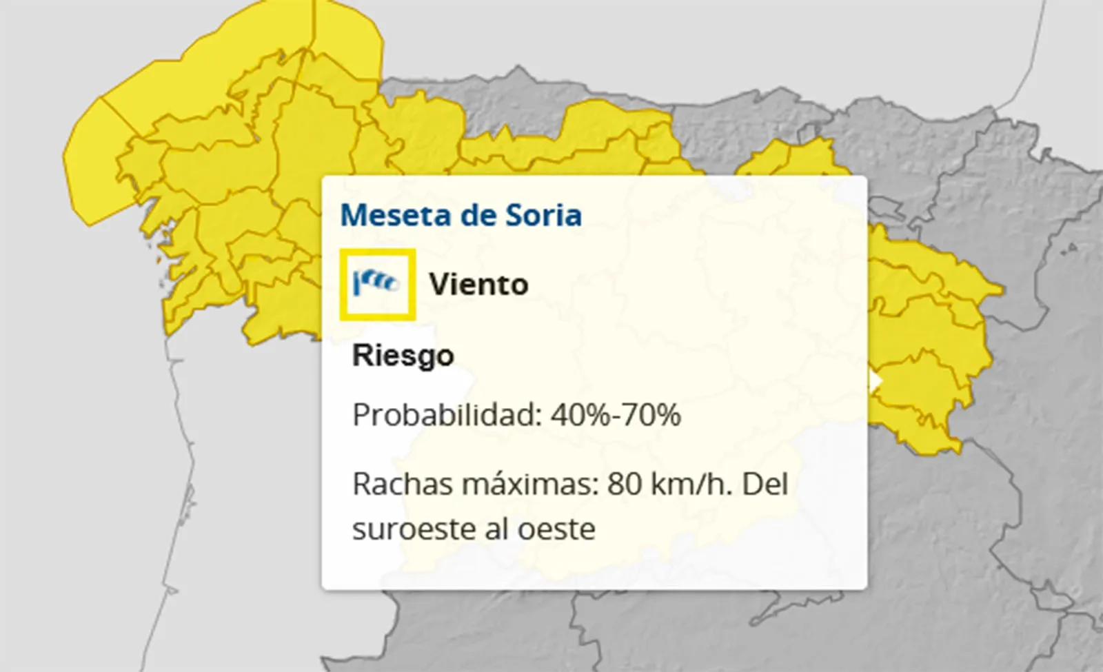 Foto 2 - Llega ahora Justine, con vientos de 90 km/h