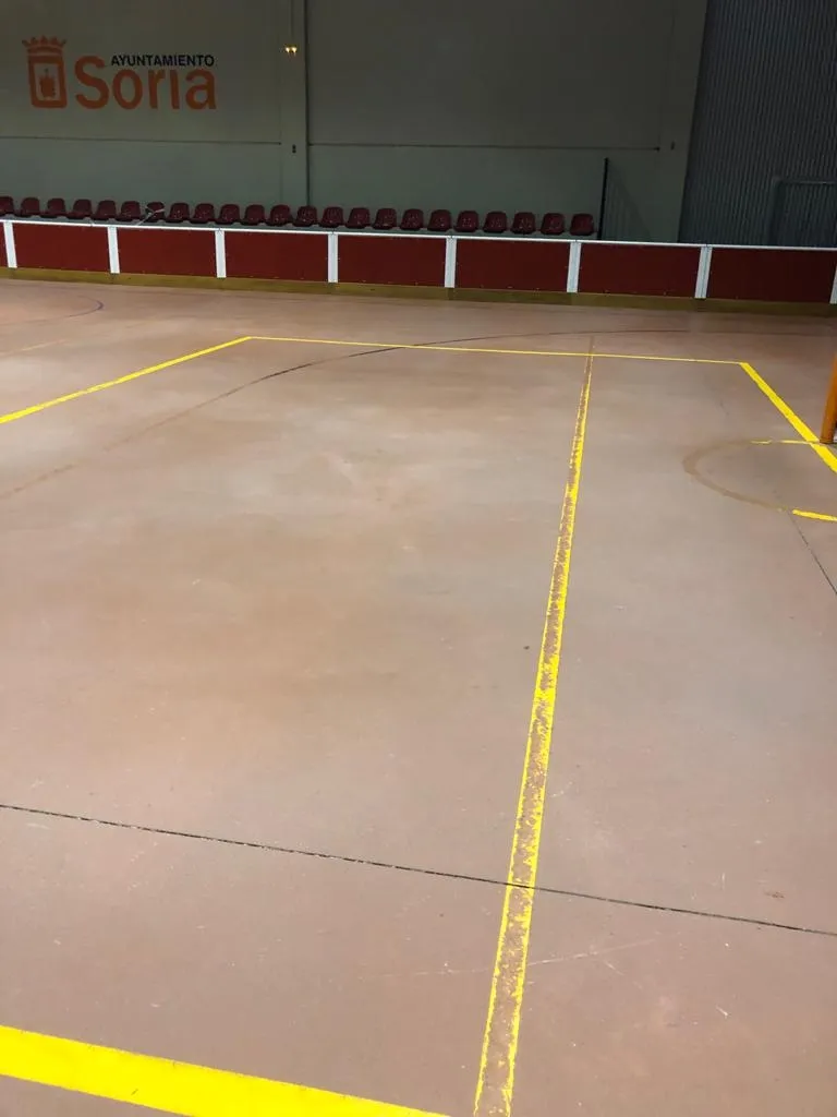 Una imagen de la pista donde juega el Laguna Negra. /CLNH