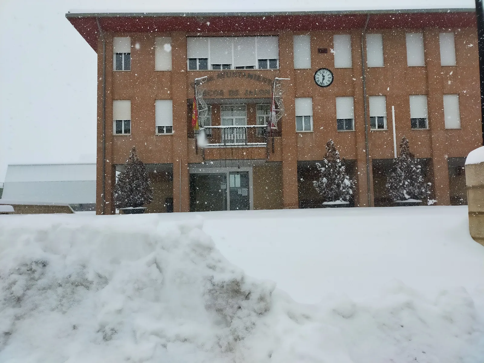 Nevada en Arcos de Jalón.