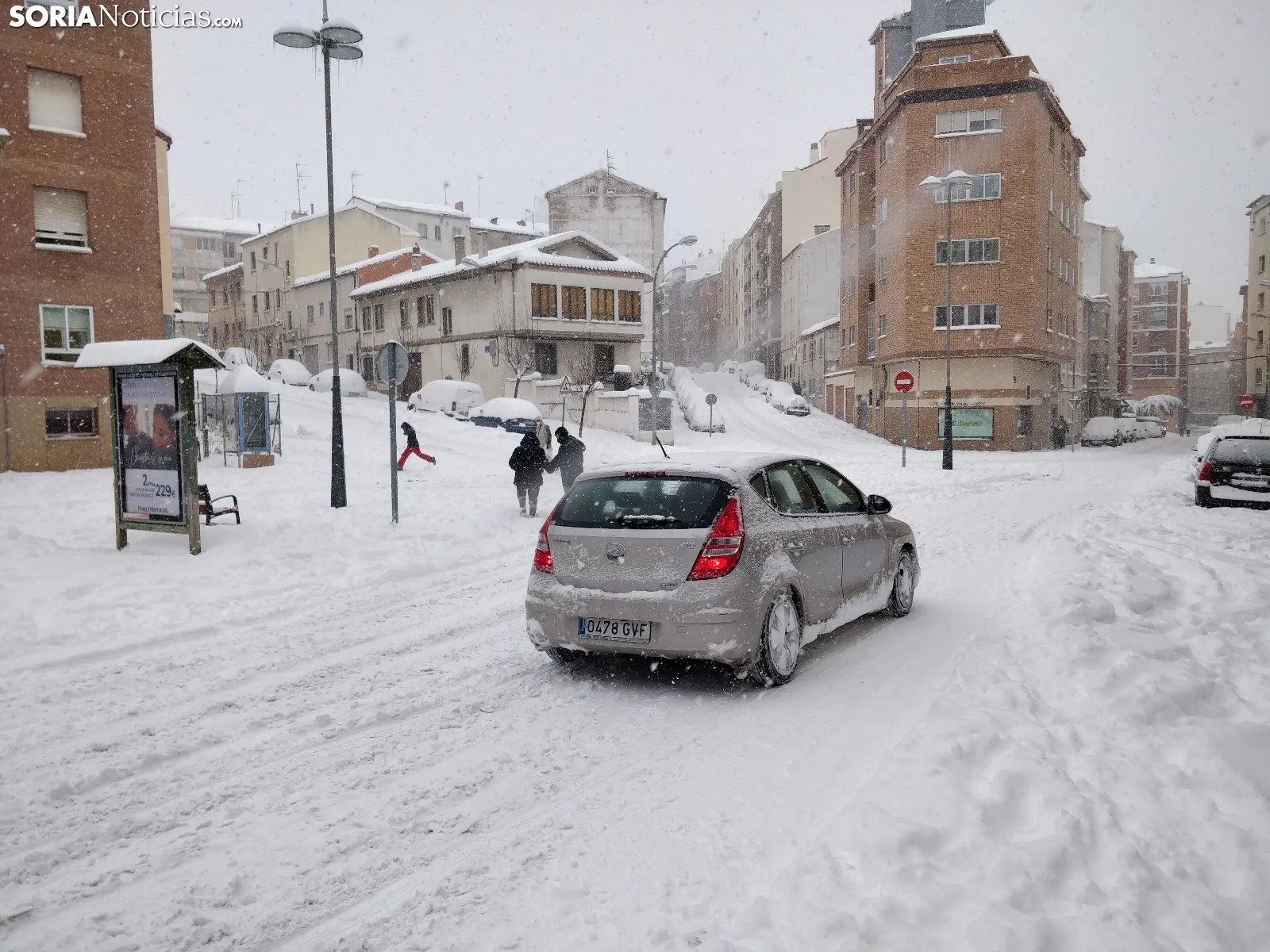 Paseo por la nevada Soria.