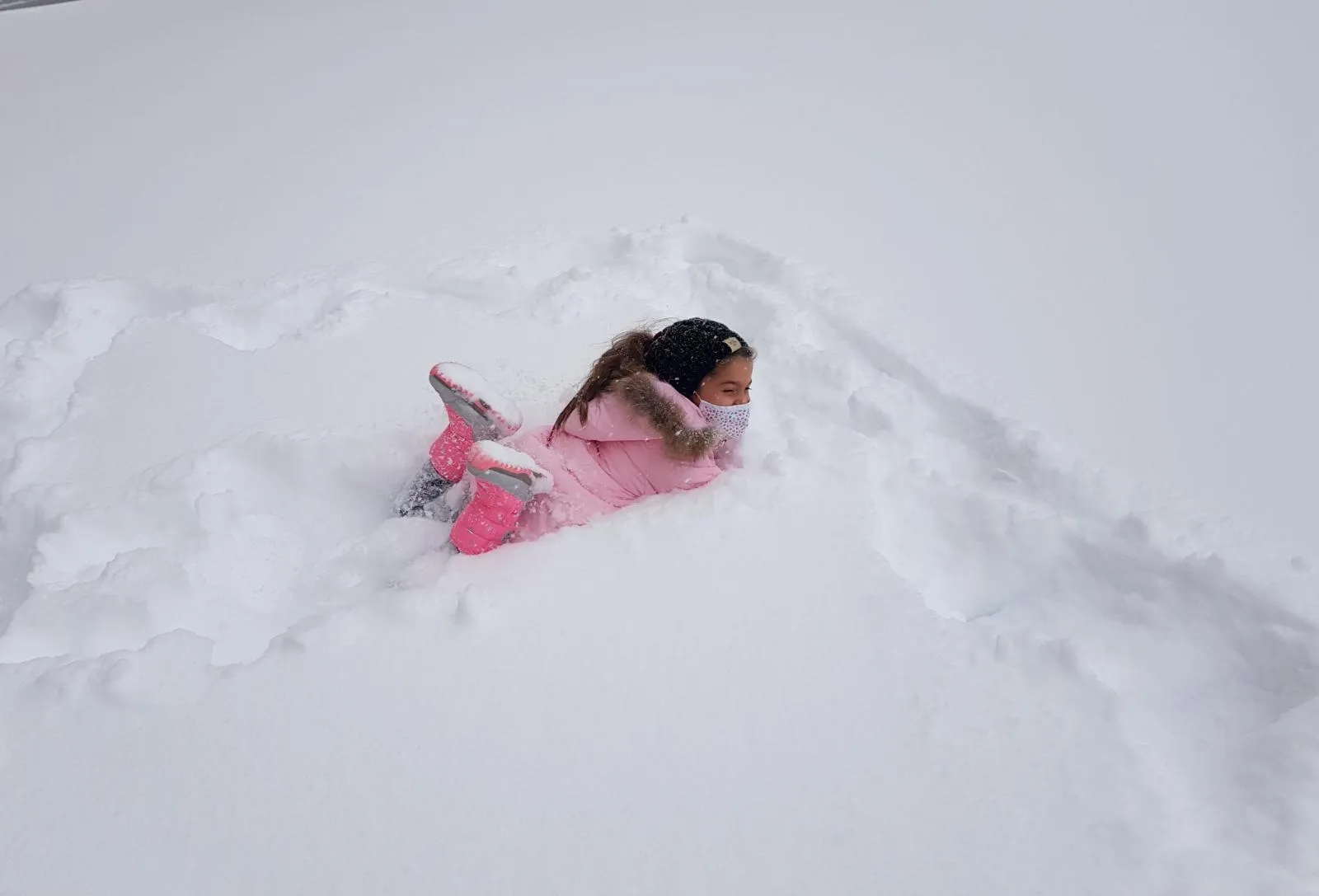 Juegos en la nieve.