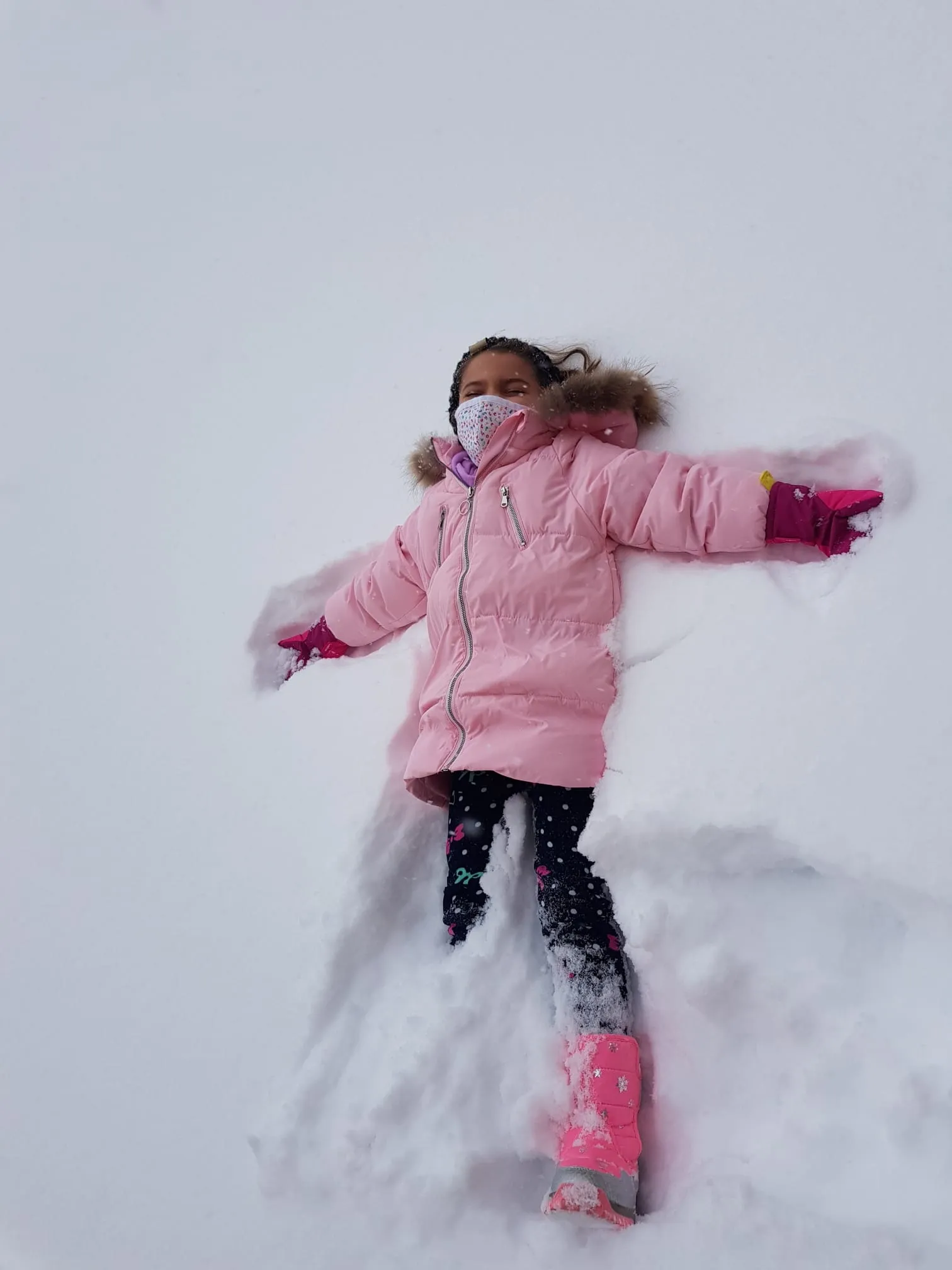 Juegos en la nieve.