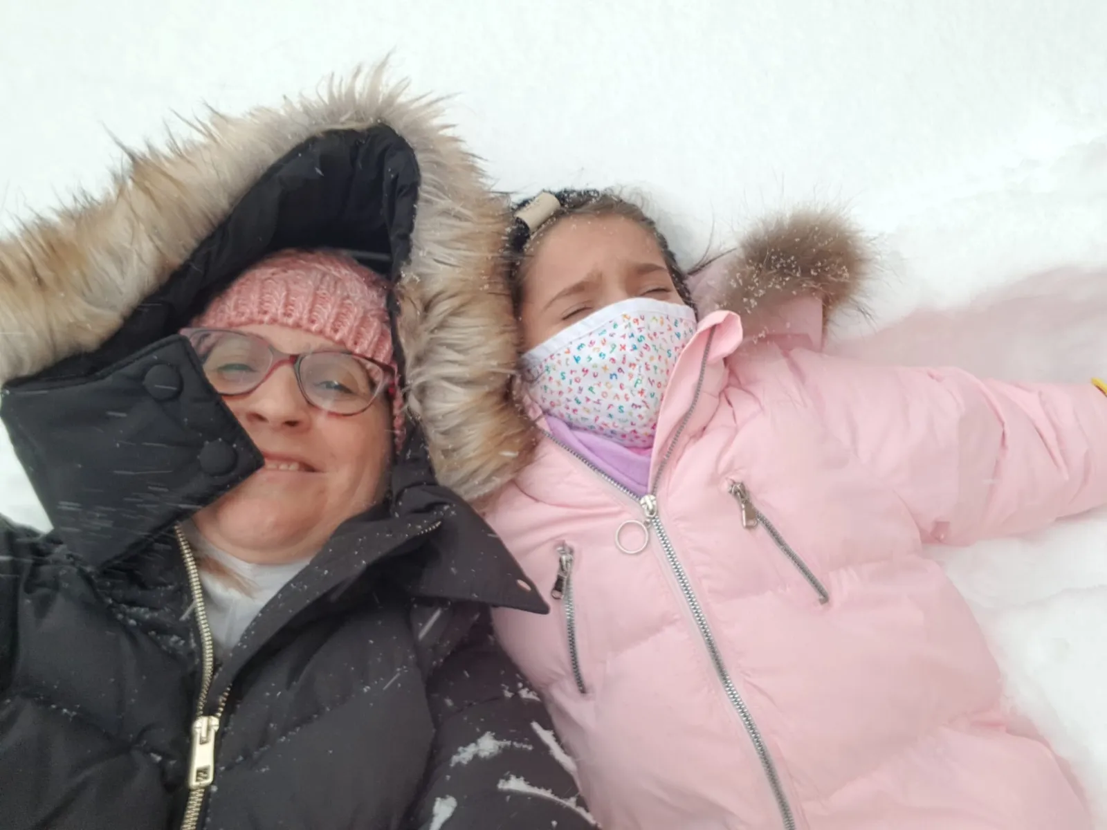 Juegos en la nieve.