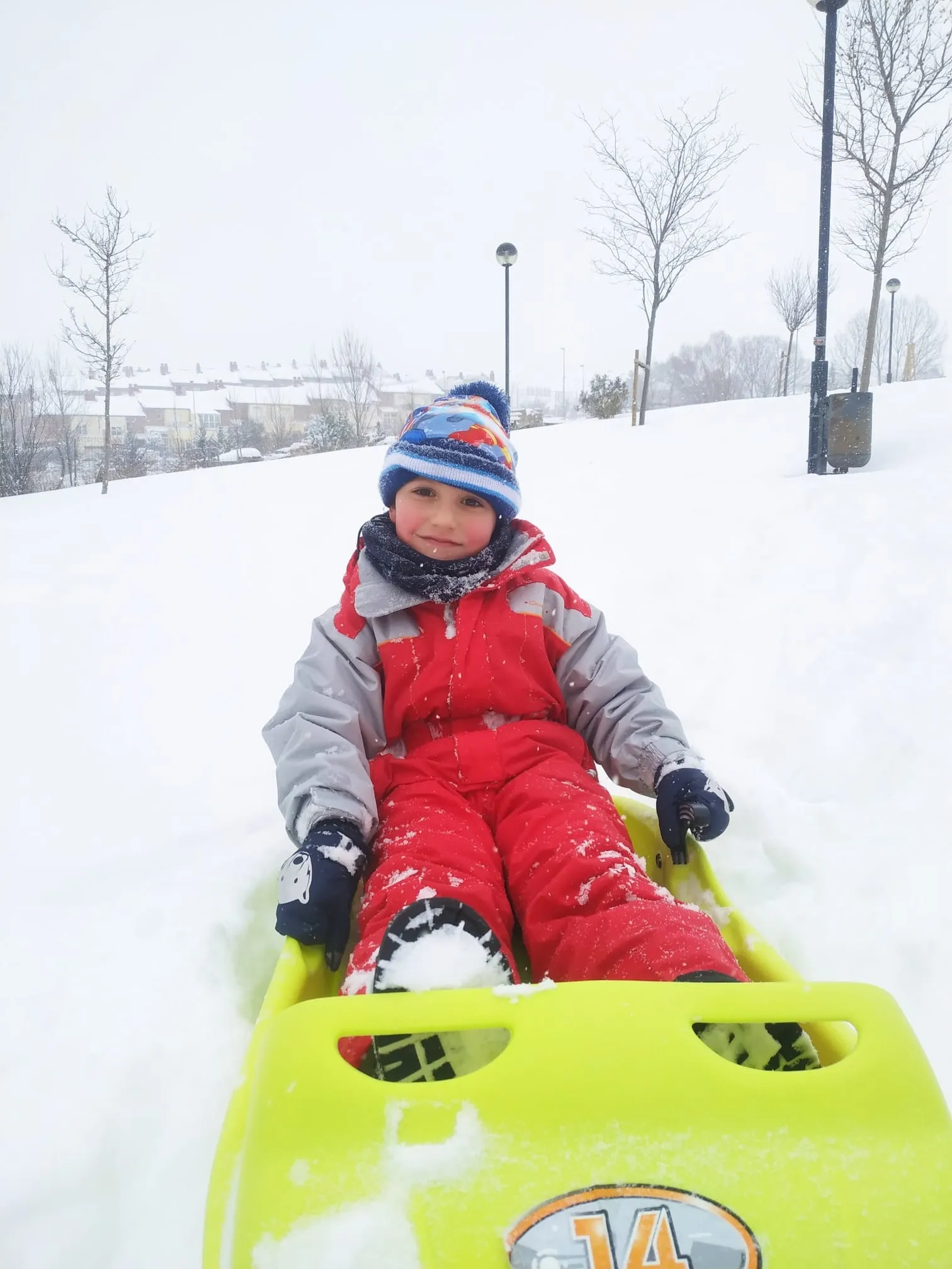 Juegos en la nieve.