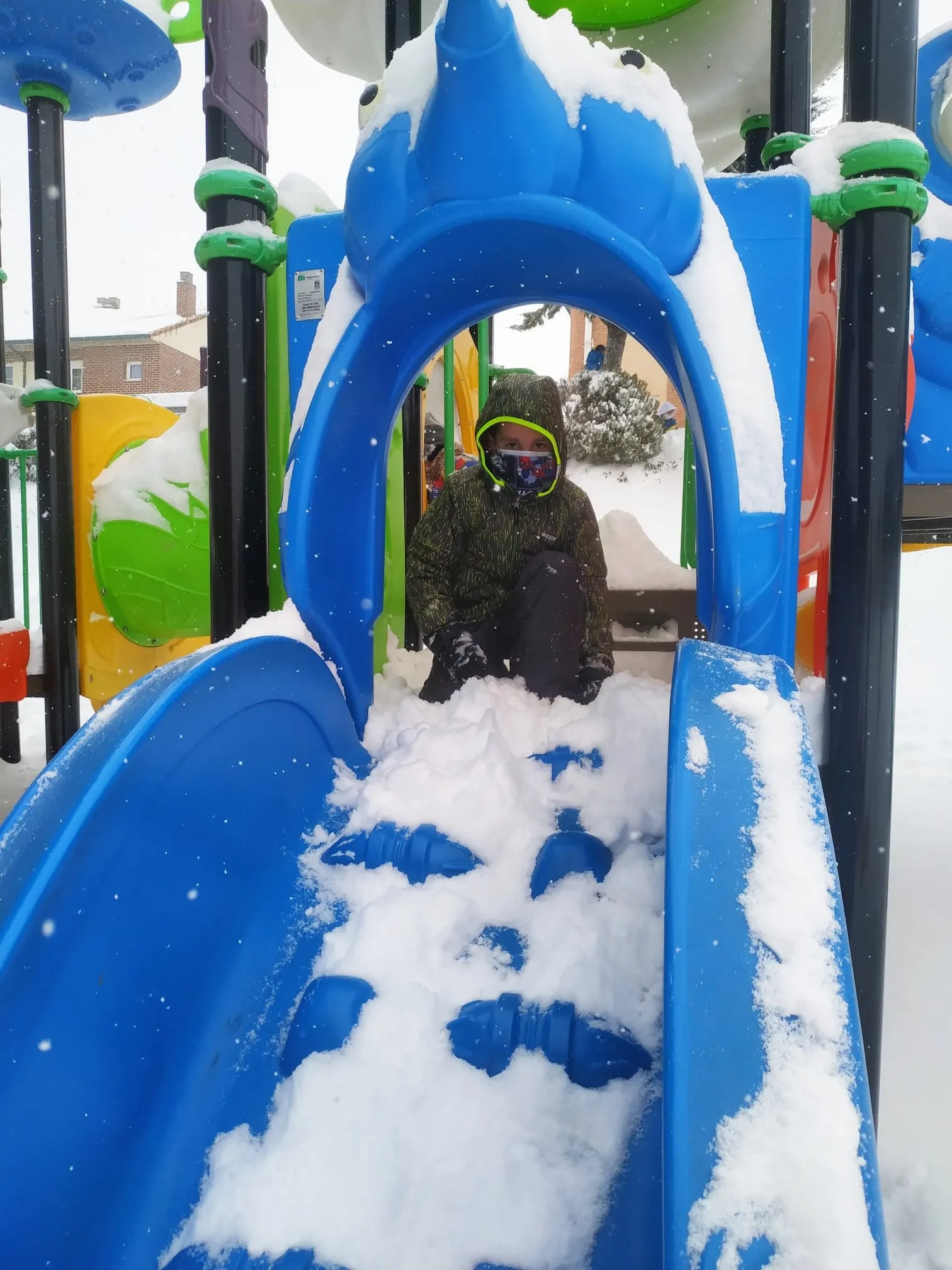Juegos en la nieve.