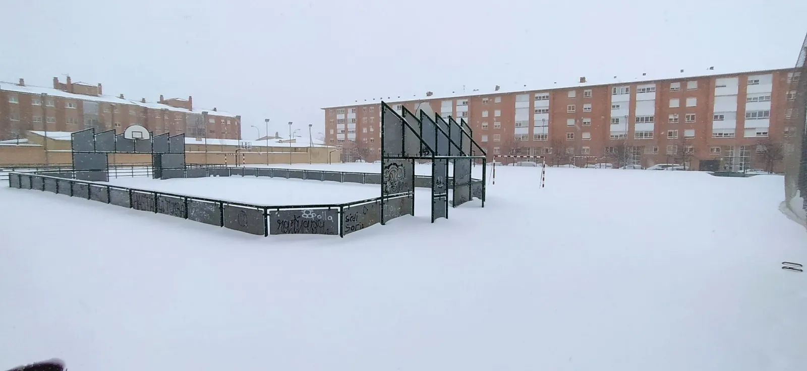 Nevada histórica en Soria.