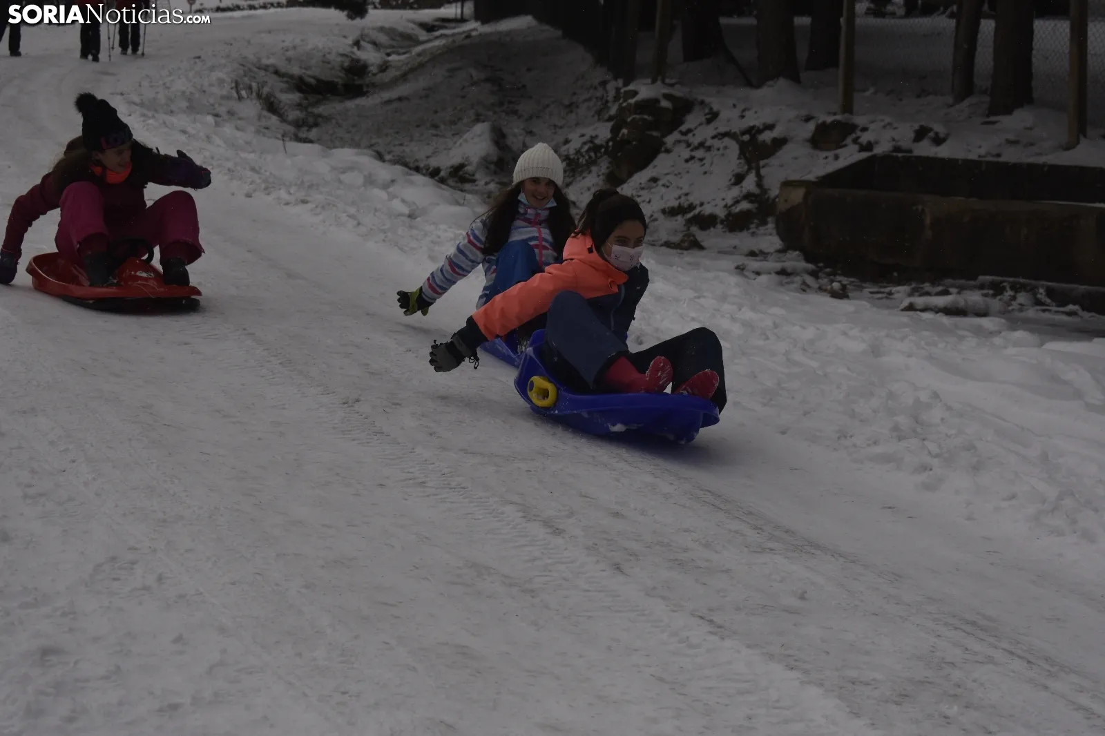 Nieve en Covaleda.