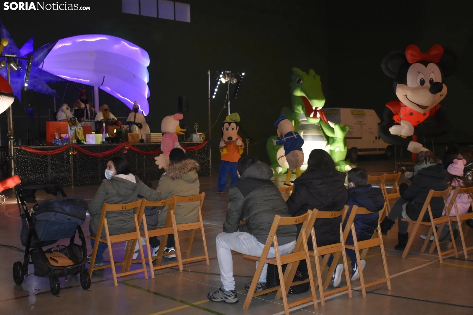 Visita de Los Reyes a Golmayo y Camaretas.