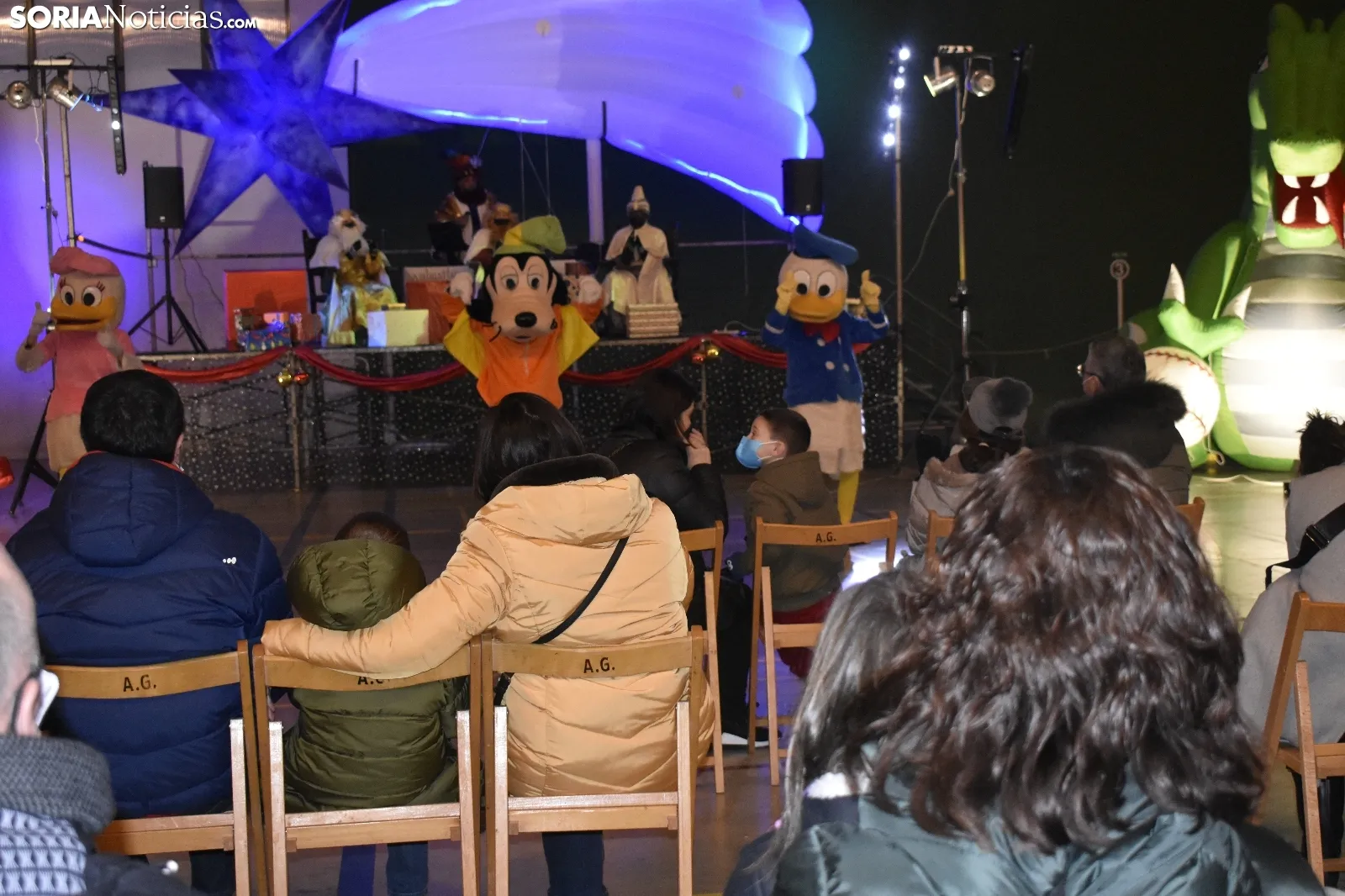 Visita de Los Reyes a Golmayo y Camaretas.