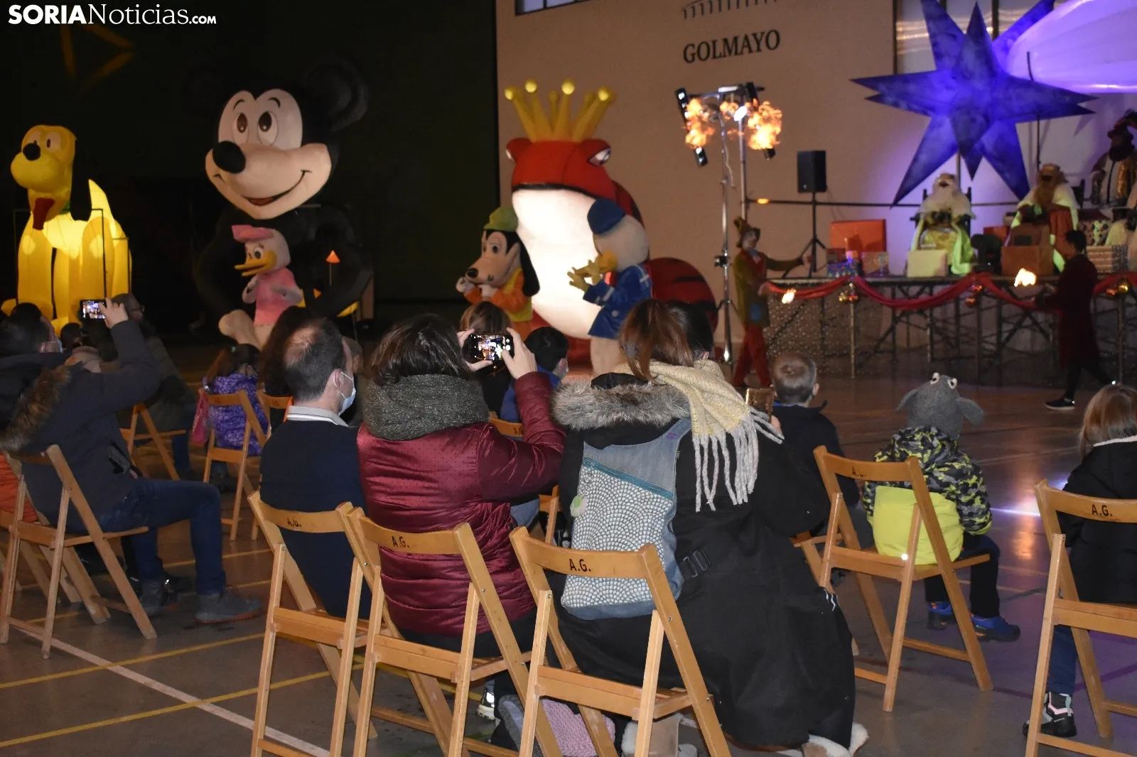 Visita de Los Reyes a Golmayo y Camaretas.