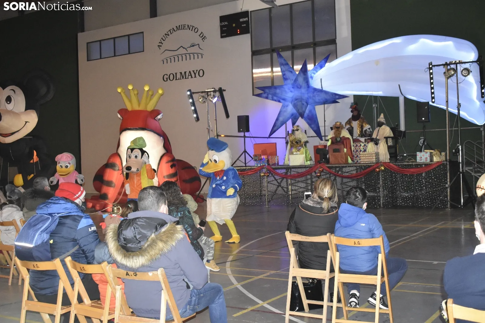 Visita de Los Reyes a Golmayo y Camaretas.