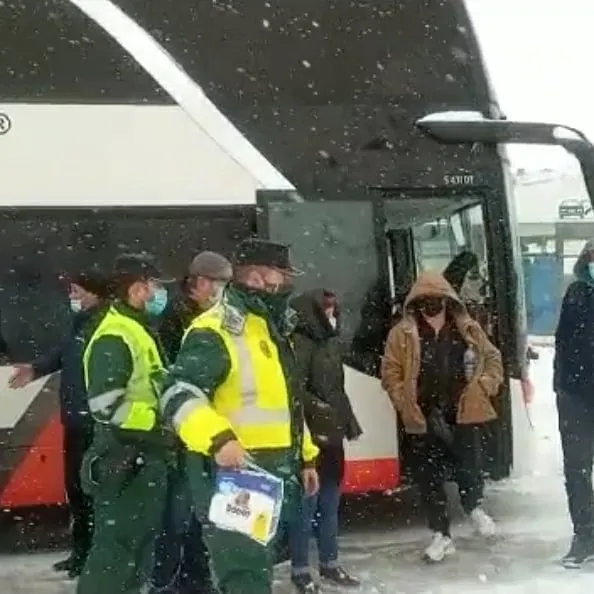 Foto 2 - &nbsp;La Polic&iacute;a y la Guardia Civil  auxilian a unas 1.250 personas en la provincia por esta ola de nieve y fr&iacute;o