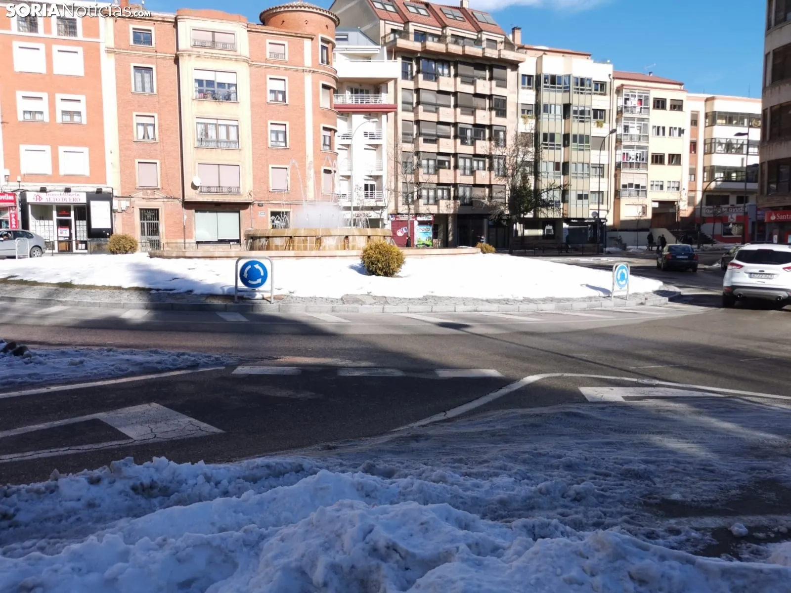 Foto 9 - La nevada de la ciudad de Soria en 50 im&aacute;genes, una semana despu&eacute;s