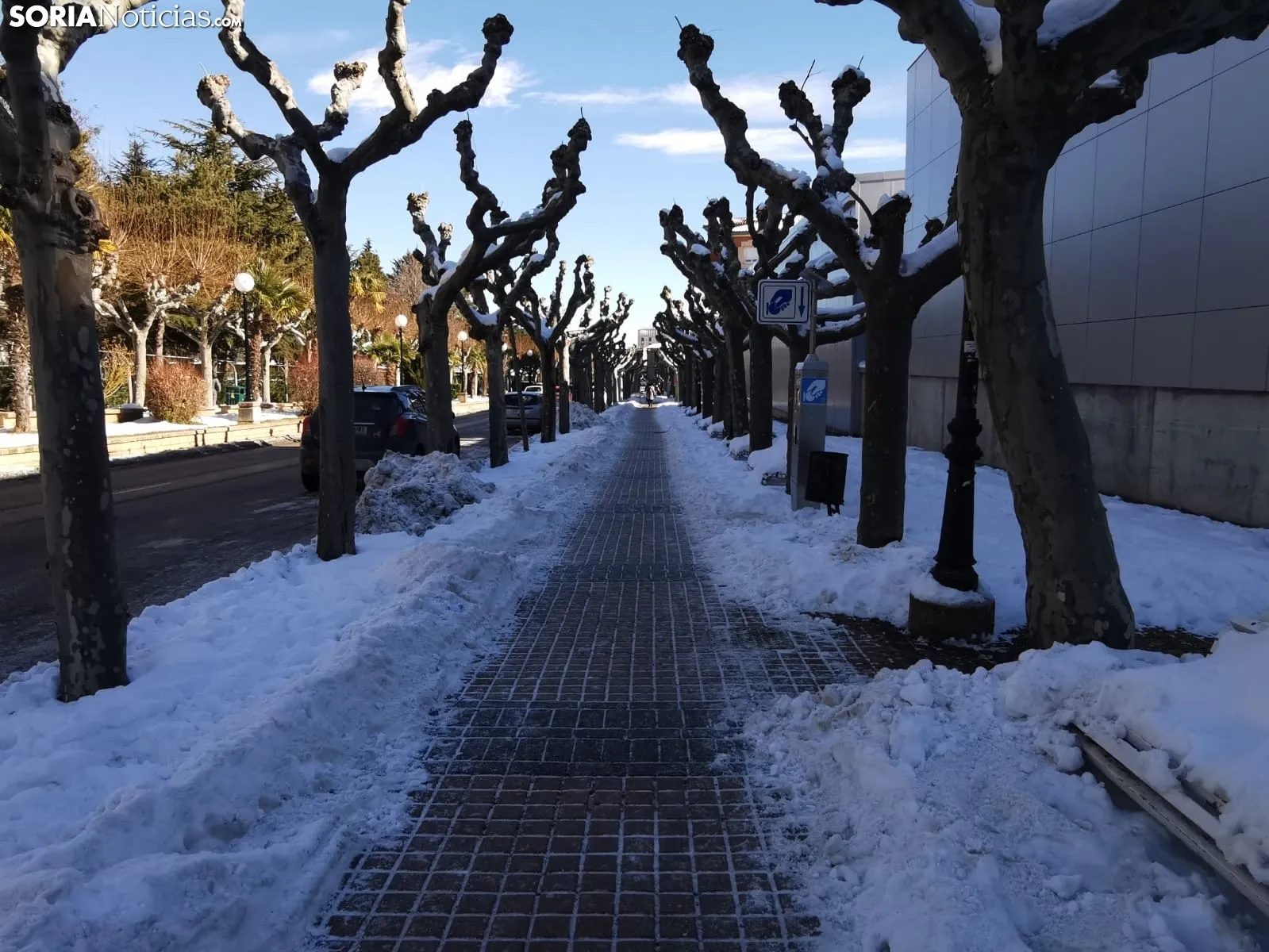 Foto 8 - La nevada de la ciudad de Soria en 50 im&aacute;genes, una semana despu&eacute;s